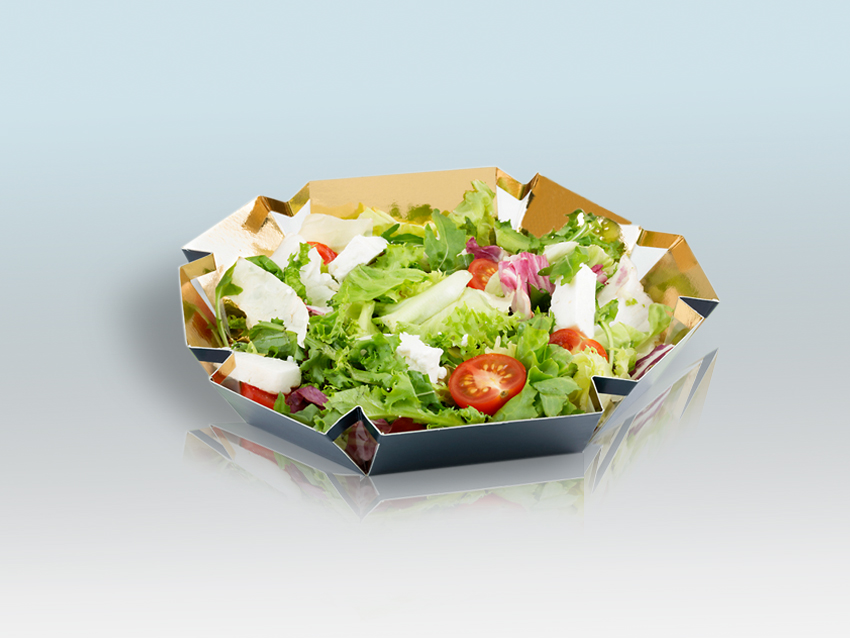 Osmougaona kutija za salate, otvorena